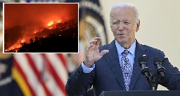 Biden Takes Immediate Action On Los Angeles Wildfires By Sending New Weapons Package to Israel