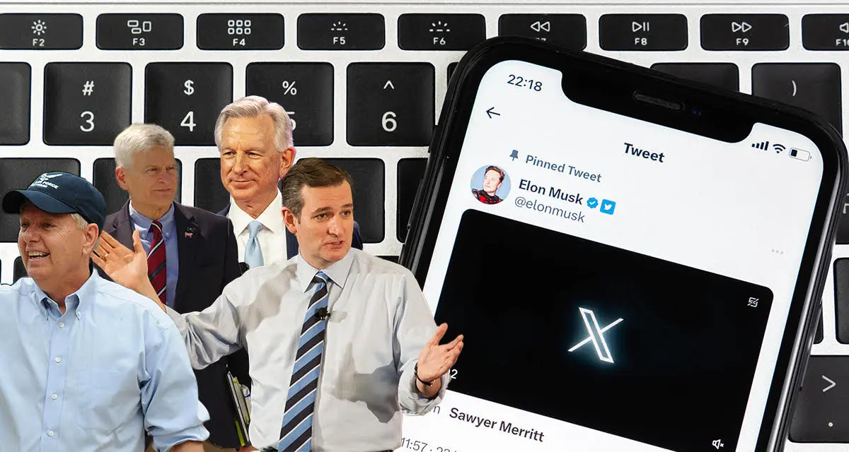 Closeted Republican Politicians Breathe Sigh of Relief as X Makes Likes Private