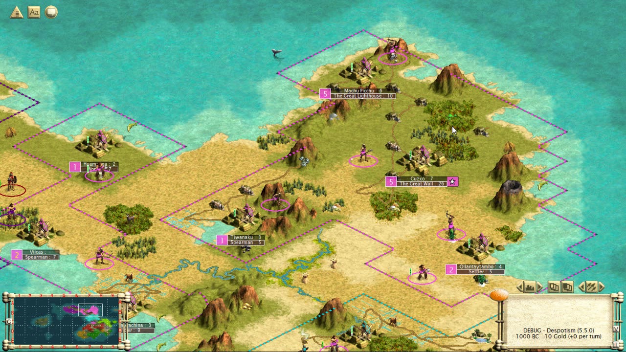 screenshot of civilization 3