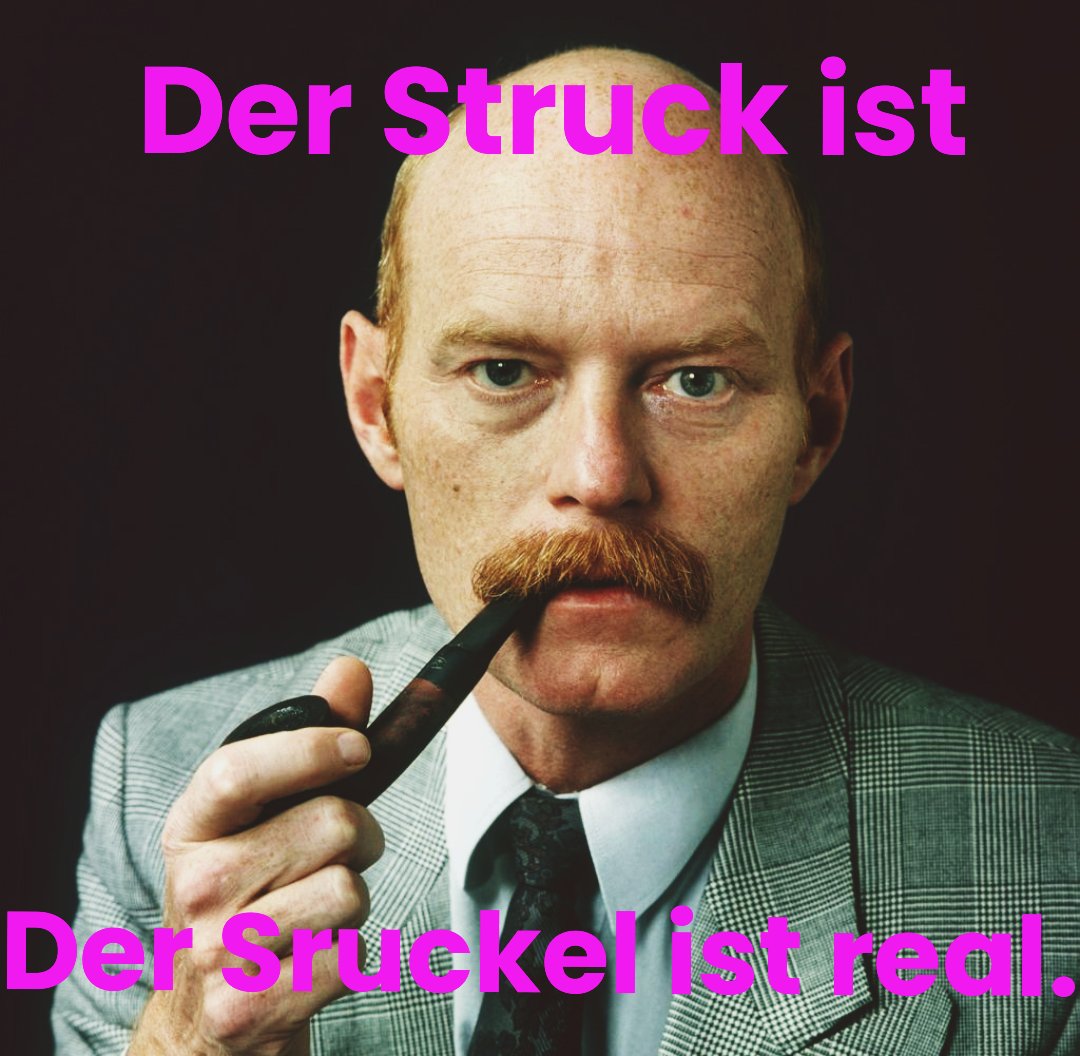 Peter Strucks Struckel ist real