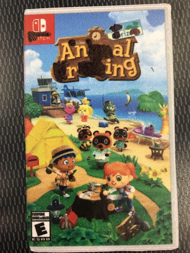 Edited cover of the game “Animal Crossing” that now says “Anal Beads”