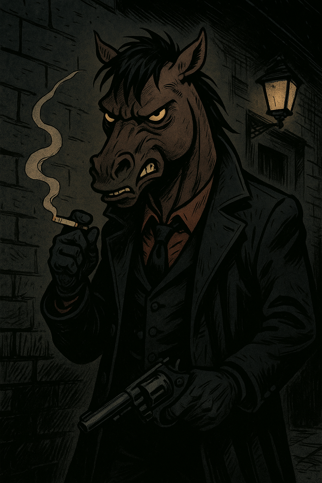 bad horse, the Thoroughbred of sin