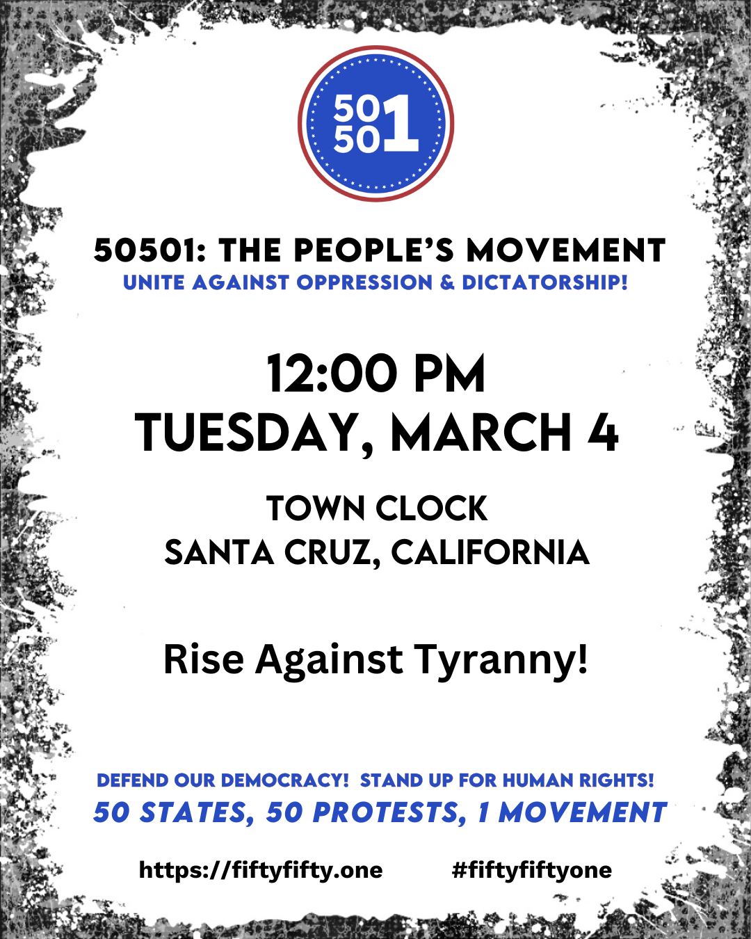 March 4th Protest - Santa Cruz, California