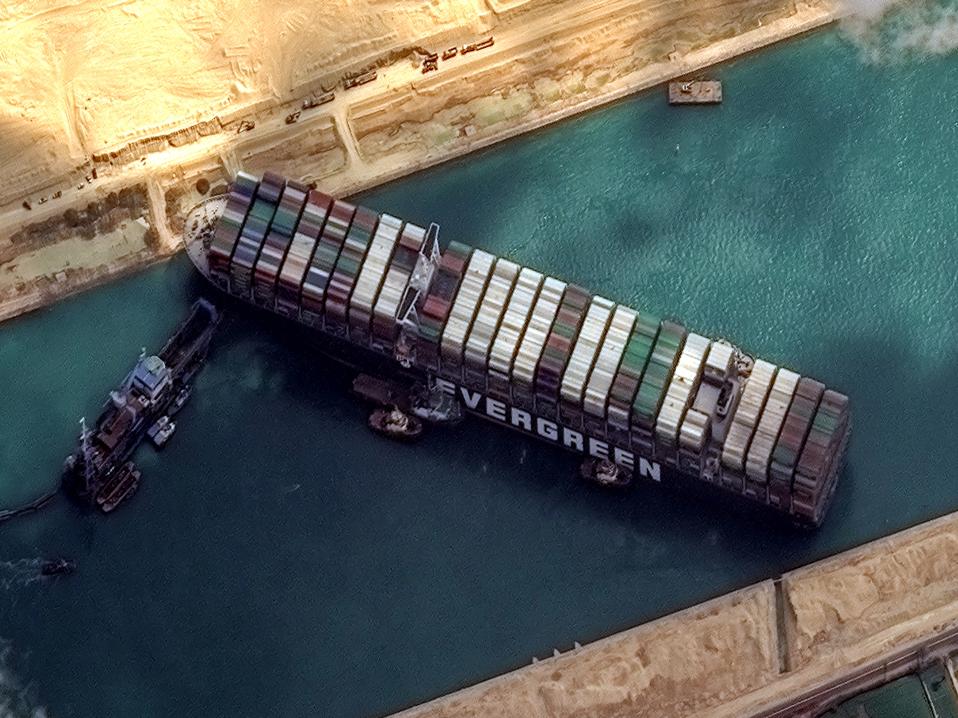 Evergreen: The big, dumb boat stuck in the Suez Canal.