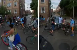 Cyclists Attacked By Driver And Passenger Who Opened Fire During Group Ride In Uptown, Video Shows