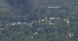 Large chemical fire in Akron continues; evacuations underway