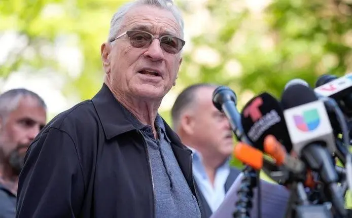 Robert De Niro Blasts Trump as 'Clown' Threatening Democracy at Biden Campaign Event | The Narinder