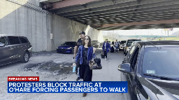 Traffic into O'Hare airport resumes after pro-Palestinian protest blocks roadway
