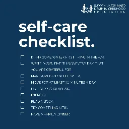 self-care checklist