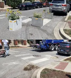 People's CDOT: Why does city drag its feet on installing safety infra, but instantly remove infra put in by residents? - Streetsblog Chicago