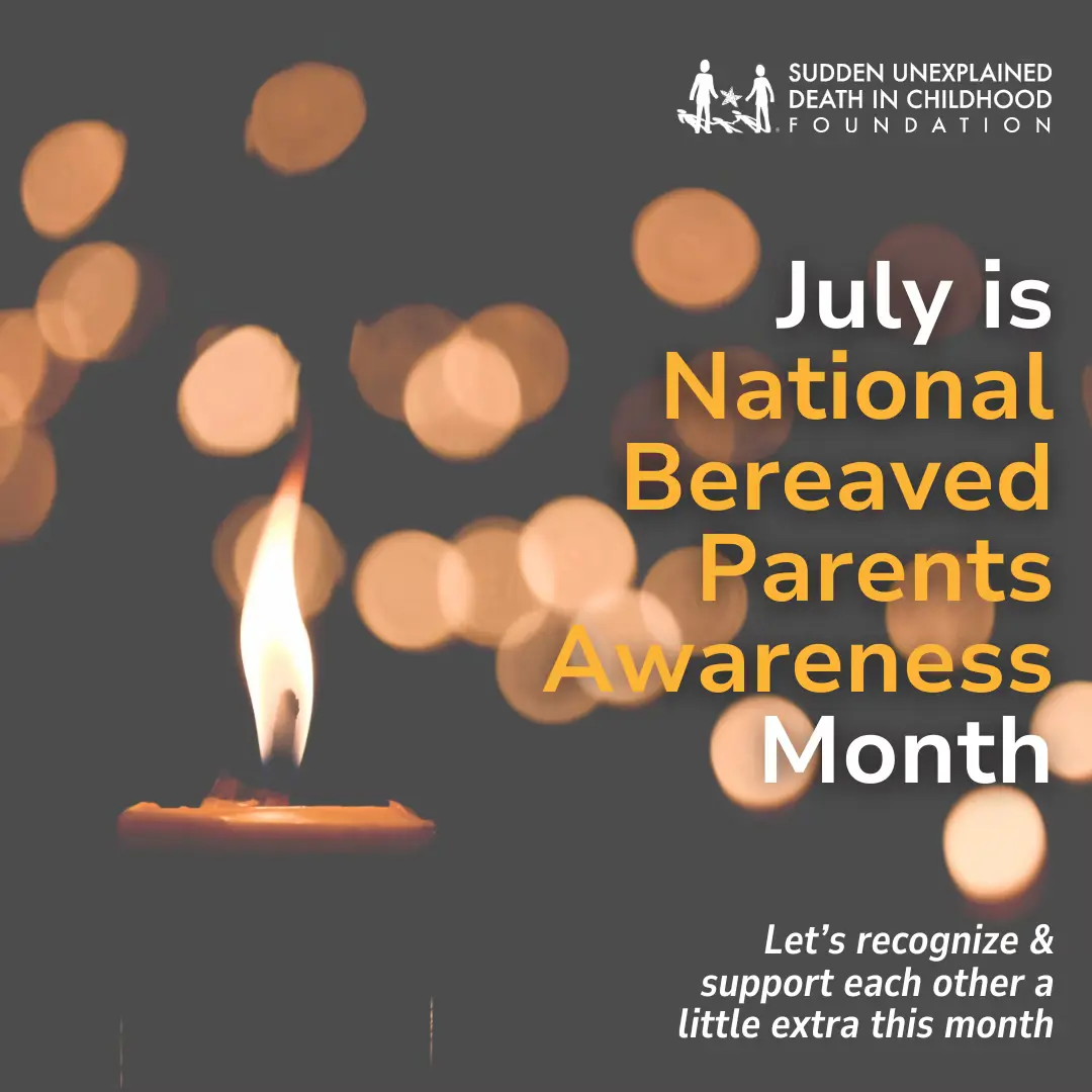 July is National Bereaved Parents Awareness Month. Let's recognize & support each other a little extra this month