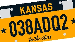 Kansas governor slams brakes on new license plate: 'I've heard you loud and clear' • Kansas Reflector